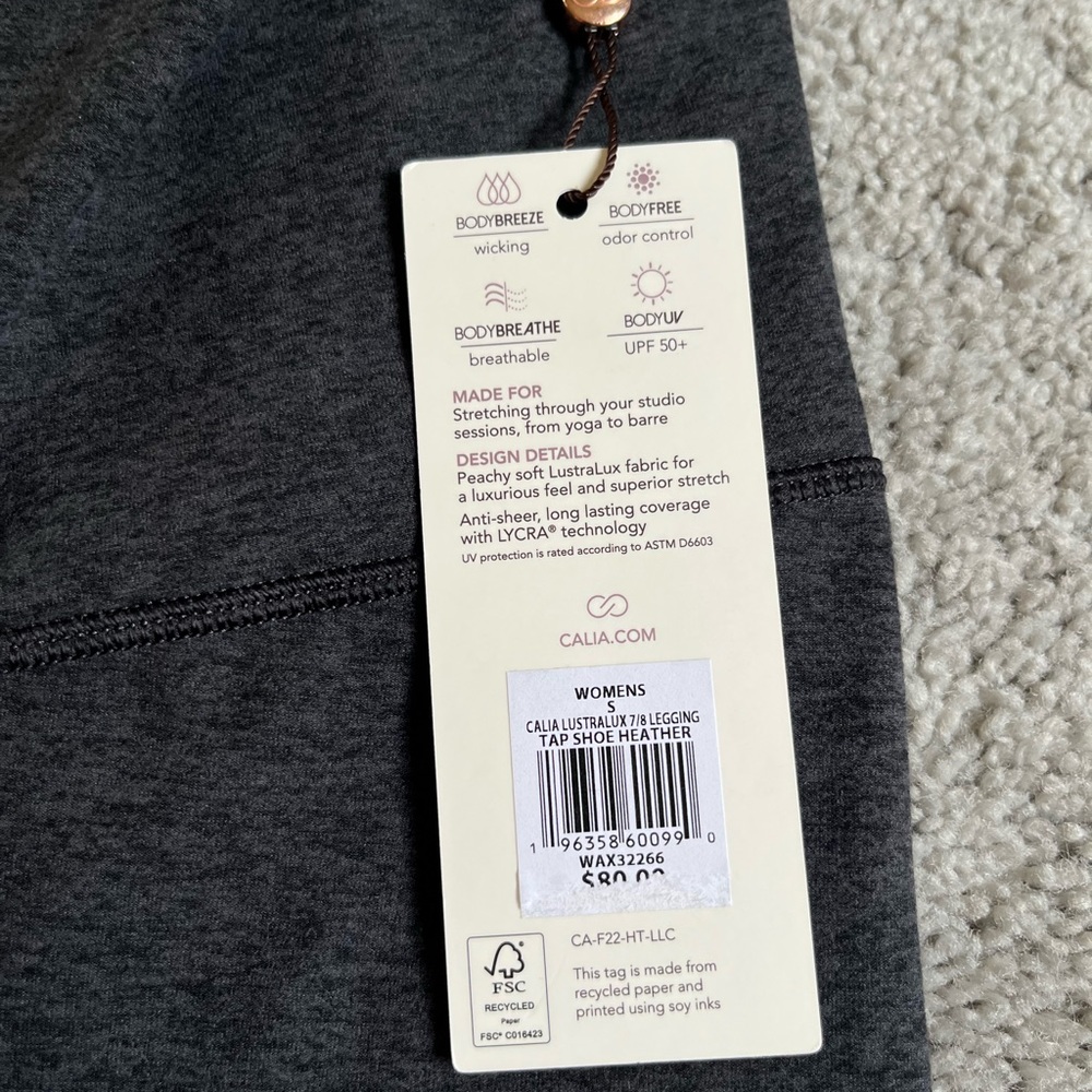 NWT CALIA Women’s Lustralux 7/8 Legging by Carrie Underwood S - Picture 3 of 7